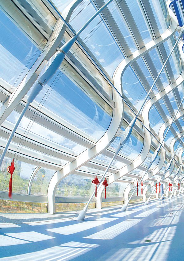 Gebogenes Glas