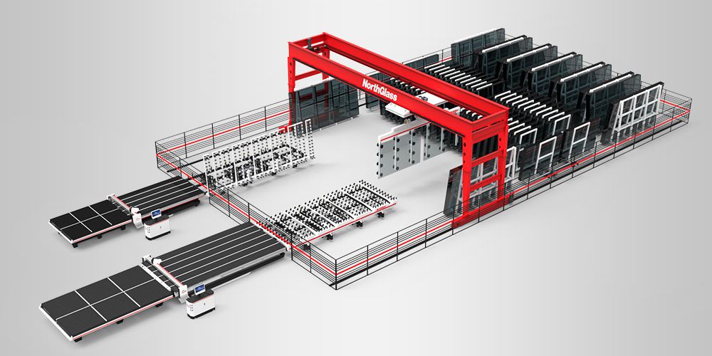 Automationssystem für Glasveredelung
